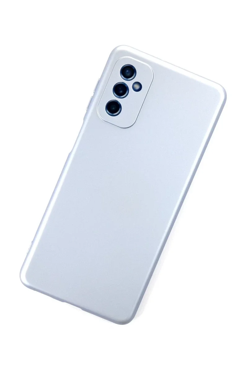 Samsung Galaxy M52 5G Kılıf Nano içi Kadife Silikon - Sky Blue Samsung Galaxy M52 5G Kılıf Nano içi Kadife Silikon - Sky Blue