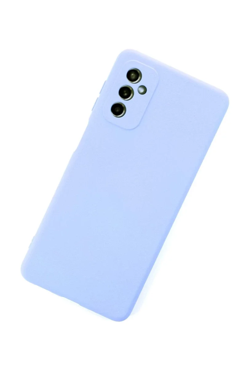 Samsung Galaxy M52 5G Kılıf Nano içi Kadife Silikon - Lila Samsung Galaxy M52 5G Kılıf Nano içi Kadife Silikon - Lila
