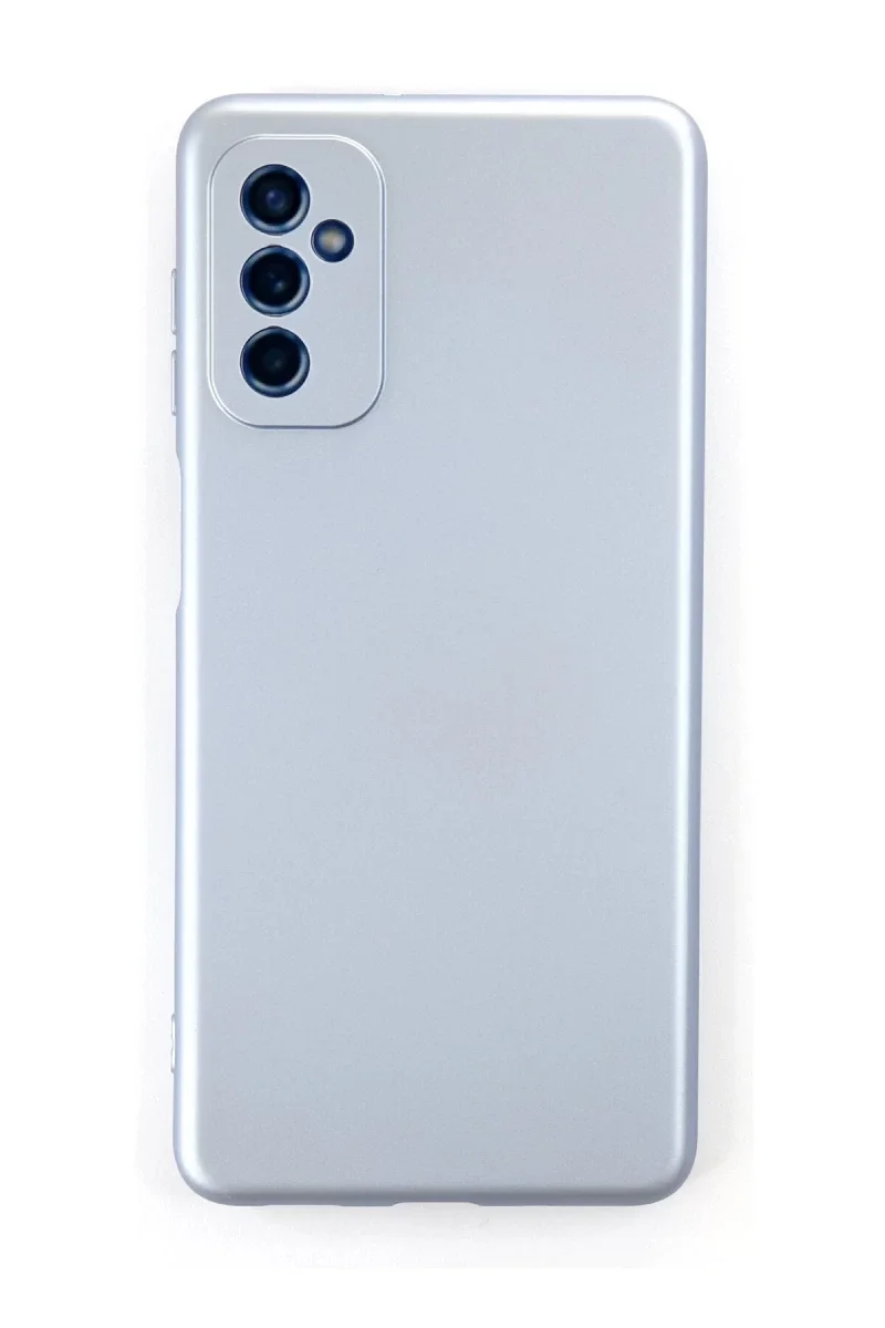 Samsung Galaxy M52 5G Kılıf Nano içi Kadife Silikon - Sky Blue Samsung Galaxy M52 5G Kılıf Nano içi Kadife Silikon - Sky Blue