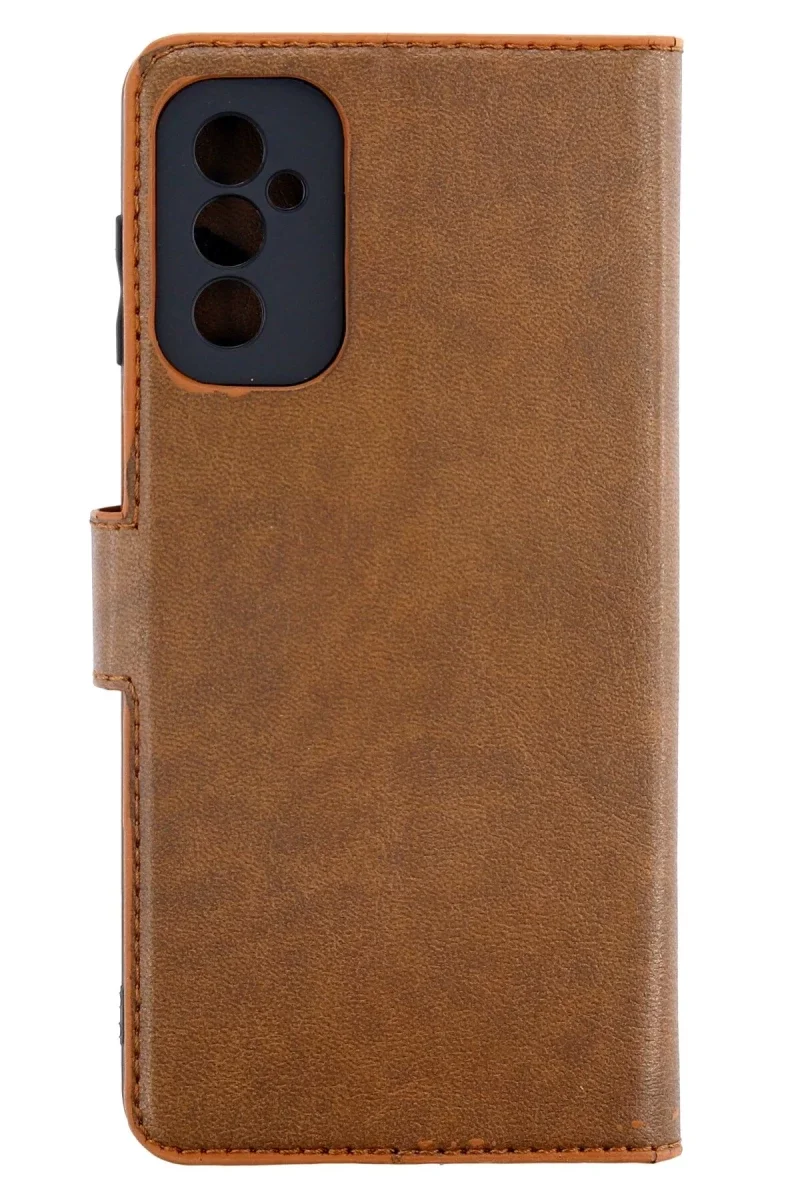 Samsung Galaxy M52 5G Kılıf Trend S Plus Kapaklı Kılıf - Taba