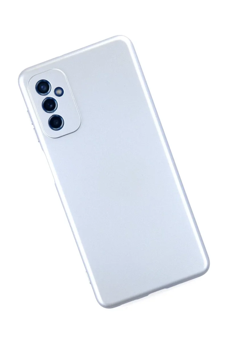 Samsung Galaxy M52 5G Kılıf Nano içi Kadife Silikon - Sky Blue Samsung Galaxy M52 5G Kılıf Nano içi Kadife Silikon - Sky Blue