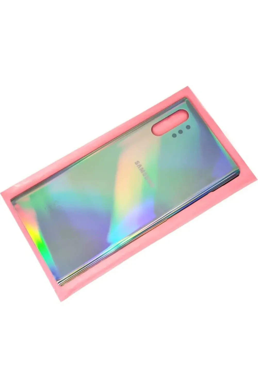 Samsung Galaxy Note 10 Plus Arka Kapak (Cam) Gri