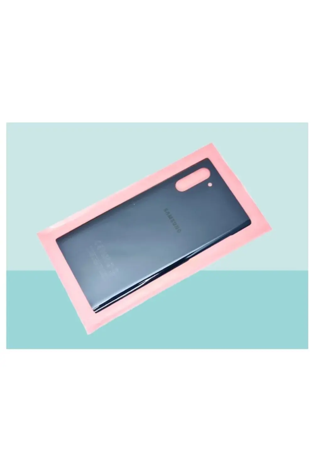 Samsung Galaxy Note 10 Uyumlu Arka Kapak Batarya Kapağı Siyah