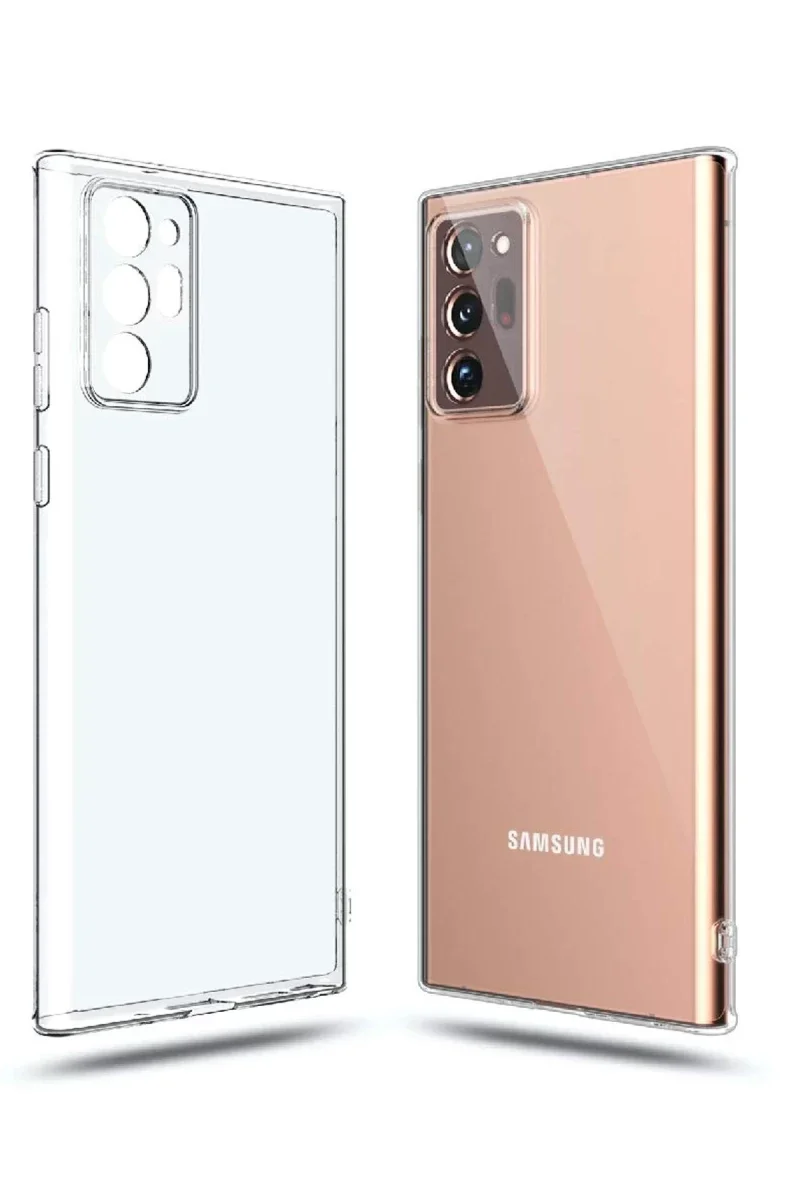 Samsung Galaxy Note 20 Ultra Kılıf Lüx Şeffaf Silikon Samsung Galaxy Note 20 Ultra Kılıf Lüx Şeffaf Silikon