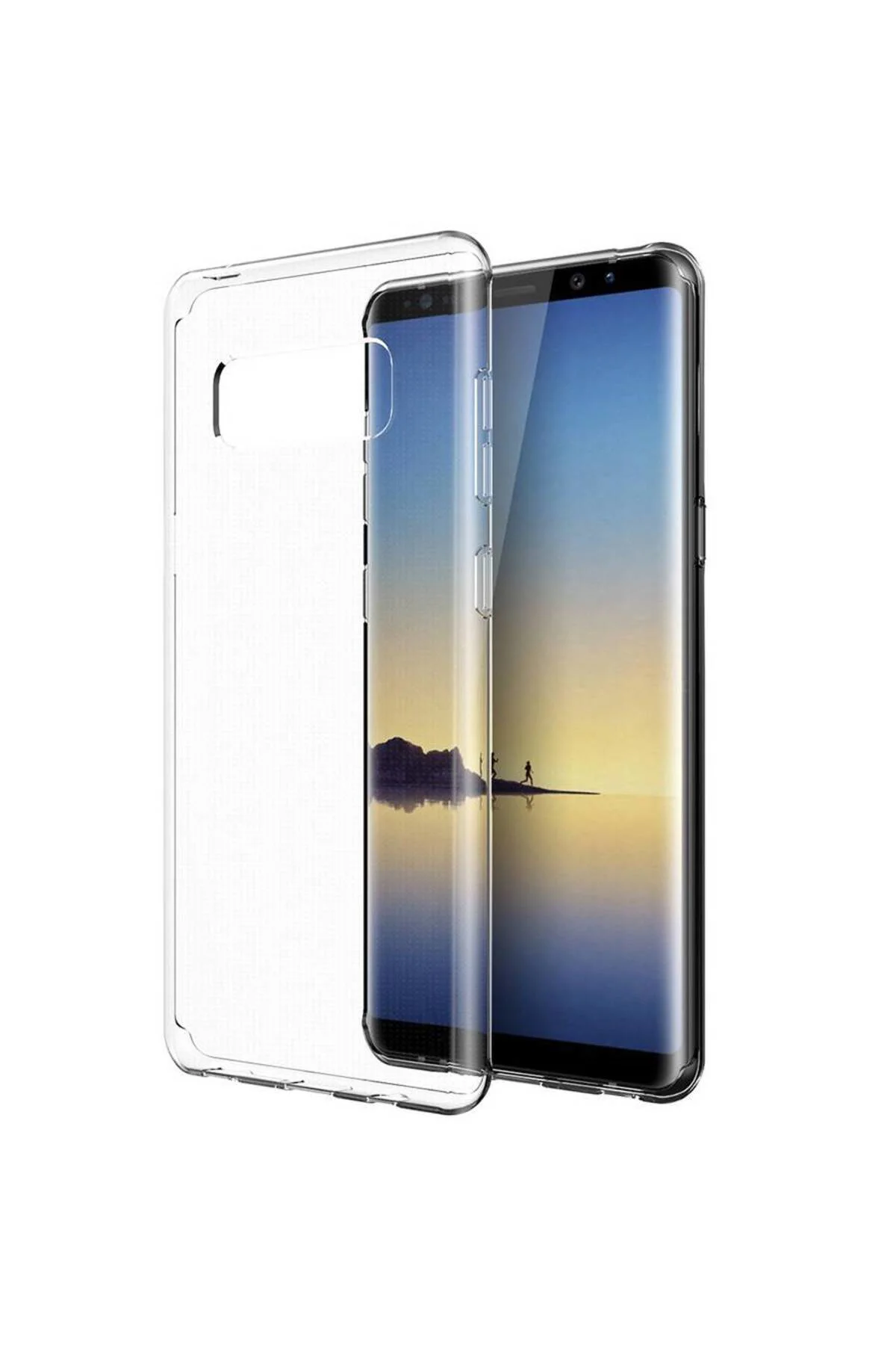 Samsung Galaxy Note 8 Ultra İnce Silikon Kılıf Şeffaf