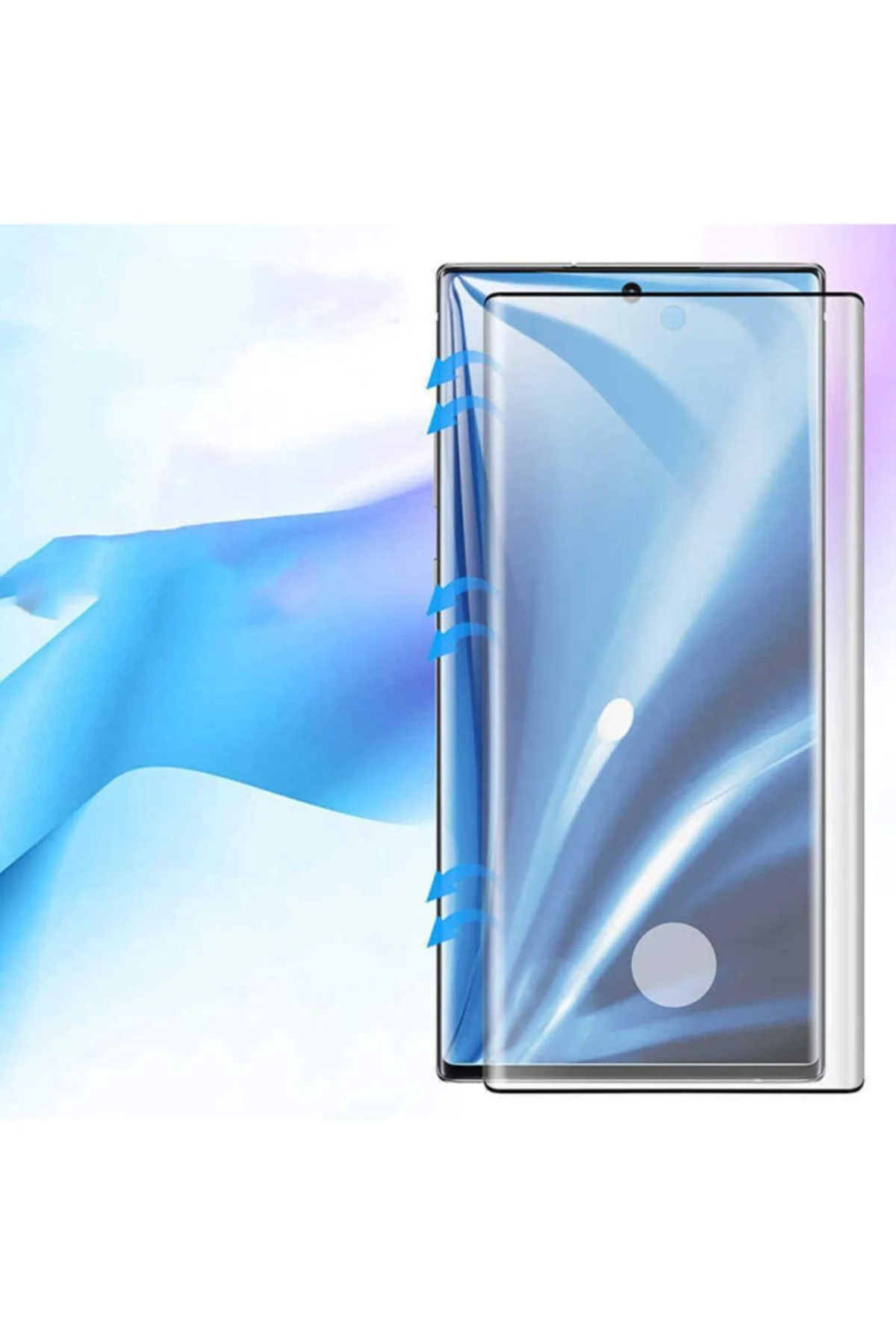 Samsung Galaxy Note 20 Uyumlu Tam Kaplayan Kırılmaz Esnek Süper Pet Ekran Koruyucu