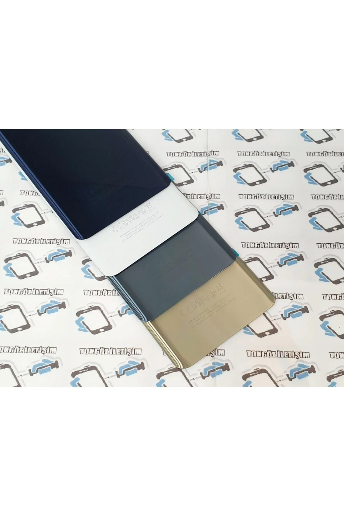 Samsung Galaxy Note 5 Arka Pil Batarya Kapağı (Cam) (187337964) Gri