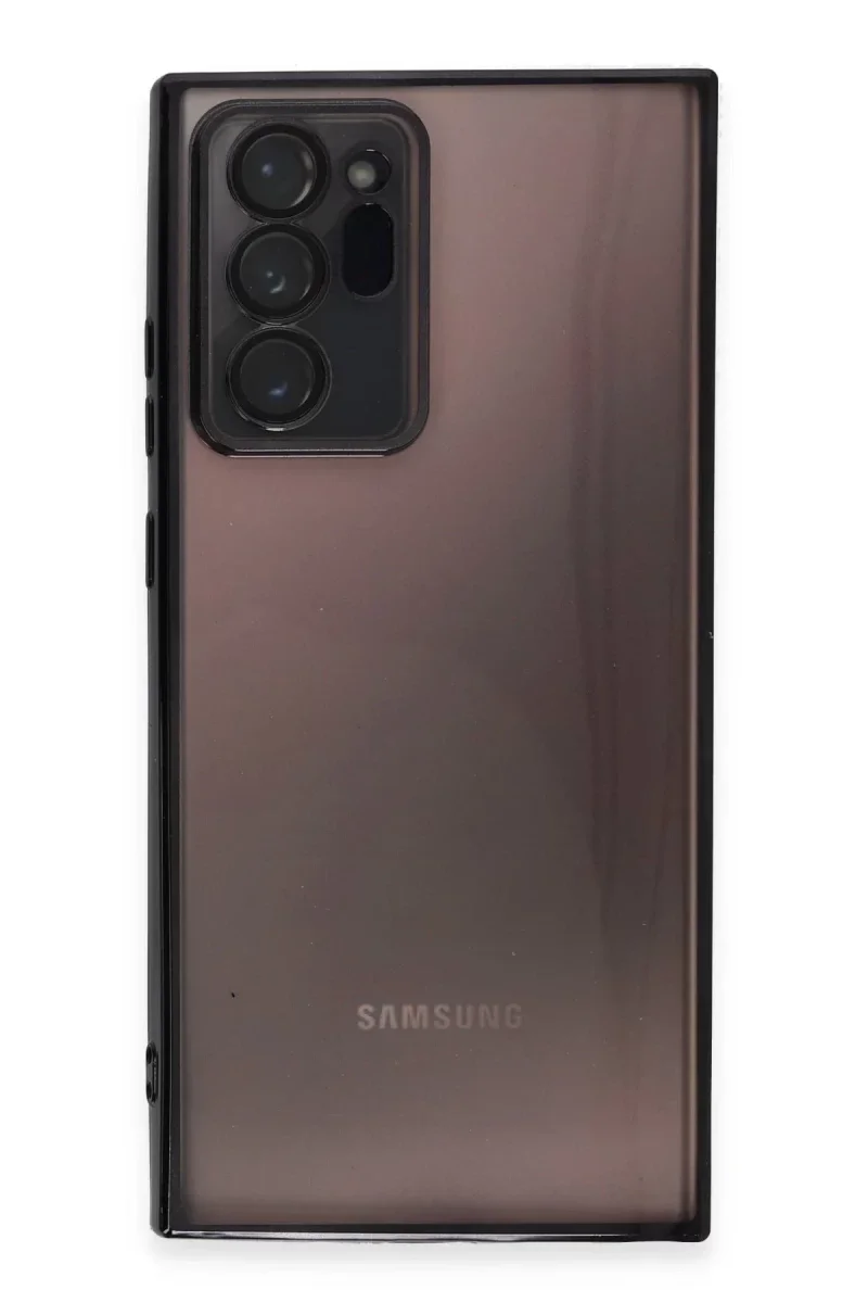Samsung Galaxy Note 20 Ultra Kılıf Razer Lensli Silikon - Siyah Samsung Galaxy Note 20 Ultra Kılıf Razer Lensli Silikon - Siyah