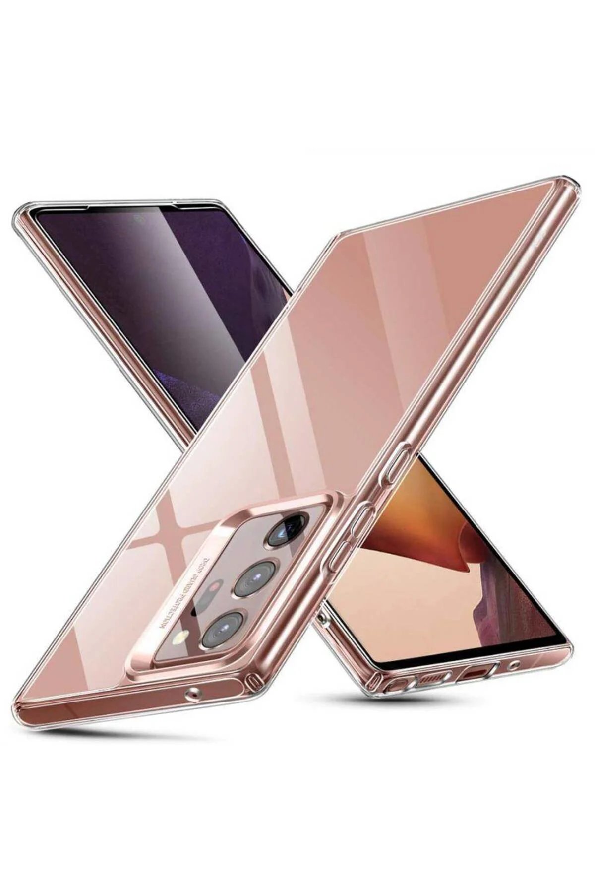 Samsung Galaxy Note 20 Ultra 2.0 MM Korumalı Silikon Kılıf Şeffaf
