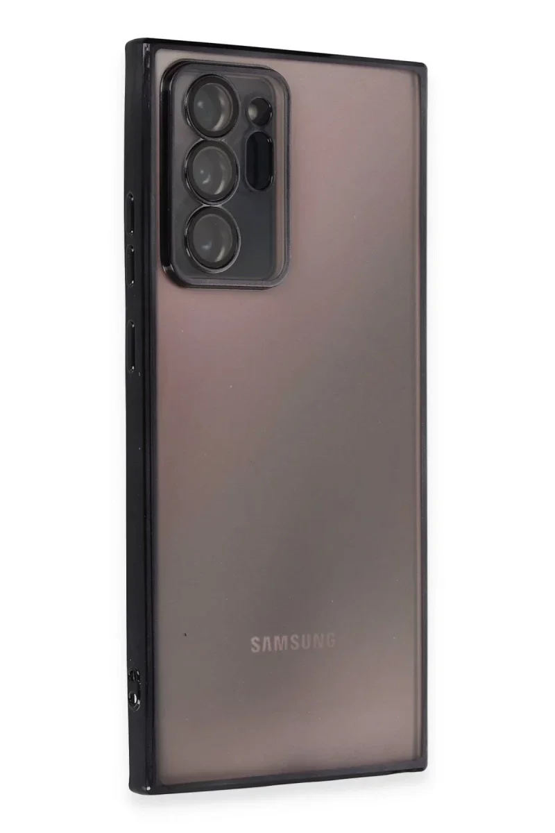 Samsung Galaxy Note 20 Ultra Kılıf Razer Lensli Silikon - Siyah Samsung Galaxy Note 20 Ultra Kılıf Razer Lensli Silikon - Siyah