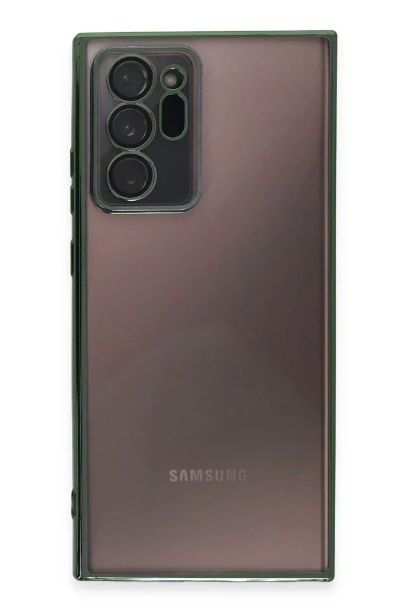Samsung Galaxy Note 20 Ultra Kılıf Razer Lensli Silikon - Yeşil Samsung Galaxy Note 20 Ultra Kılıf Razer Lensli Silikon - Yeşil