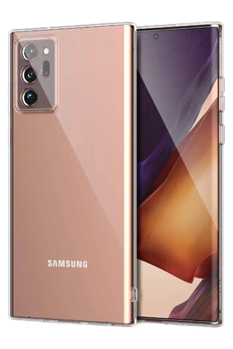 Samsung Galaxy Note 20 Ultra Kılıf Lüx Şeffaf Silikon Samsung Galaxy Note 20 Ultra Kılıf Lüx Şeffaf Silikon