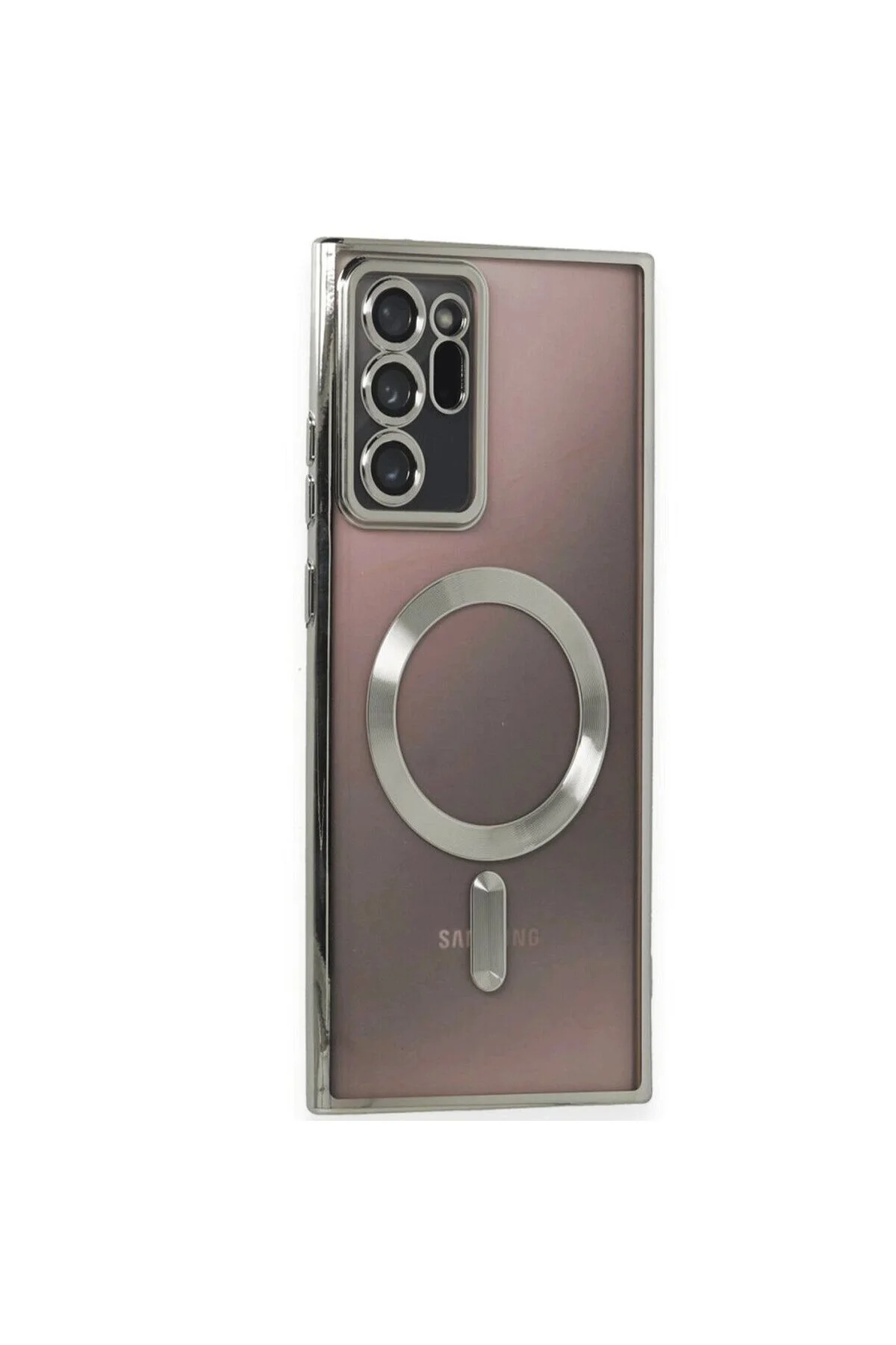 Samsung Galaxy Note 20 Ultra Kılıf Kross Magneticsafe Kapak - Titan Gri