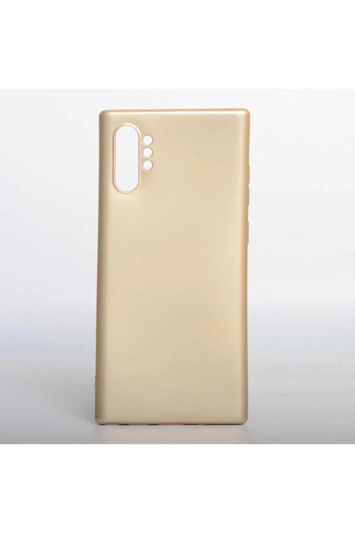 Samsung Galaxy Note 10 Plus Premium Silikon Kılıf Gold