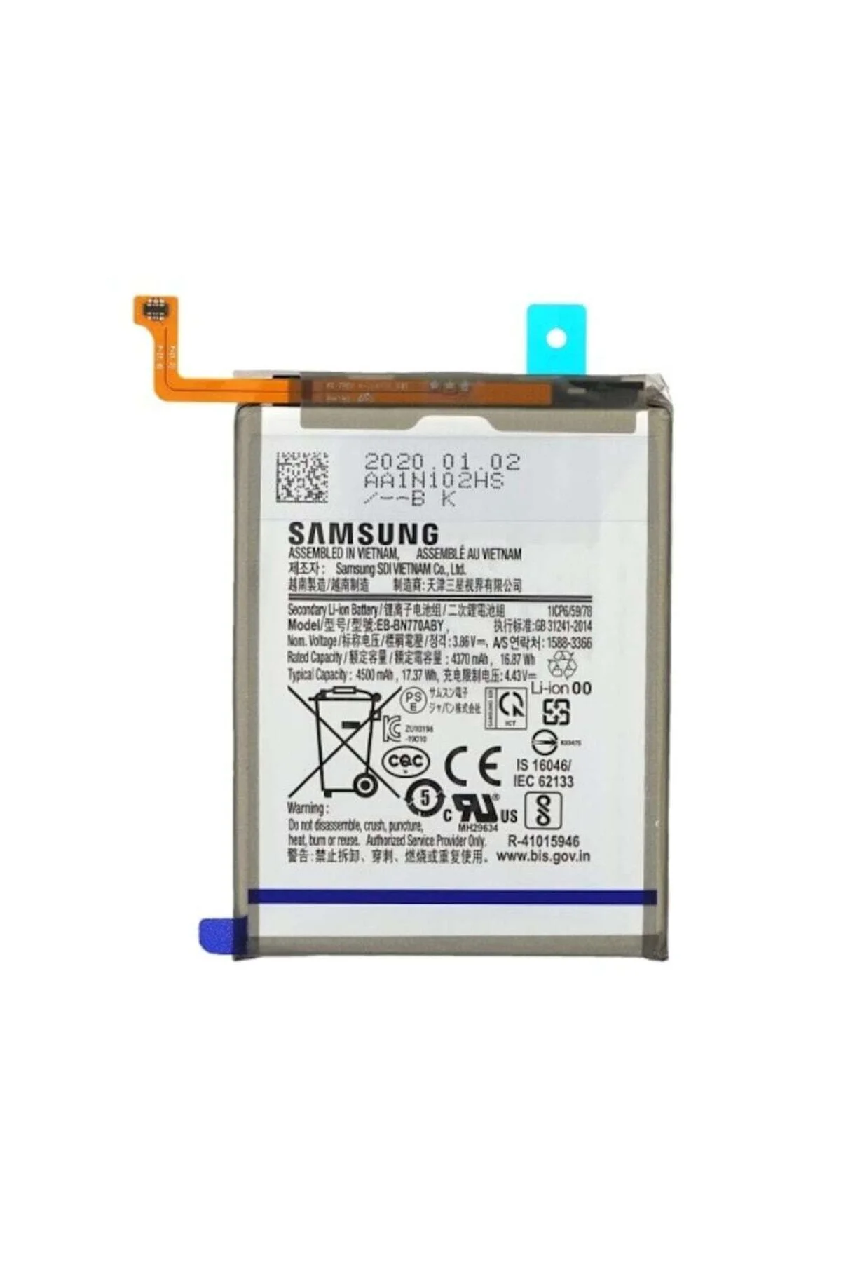 Samsung Galaxy Note 10 Lite Pil Batarya N770f Eb-bn770aby