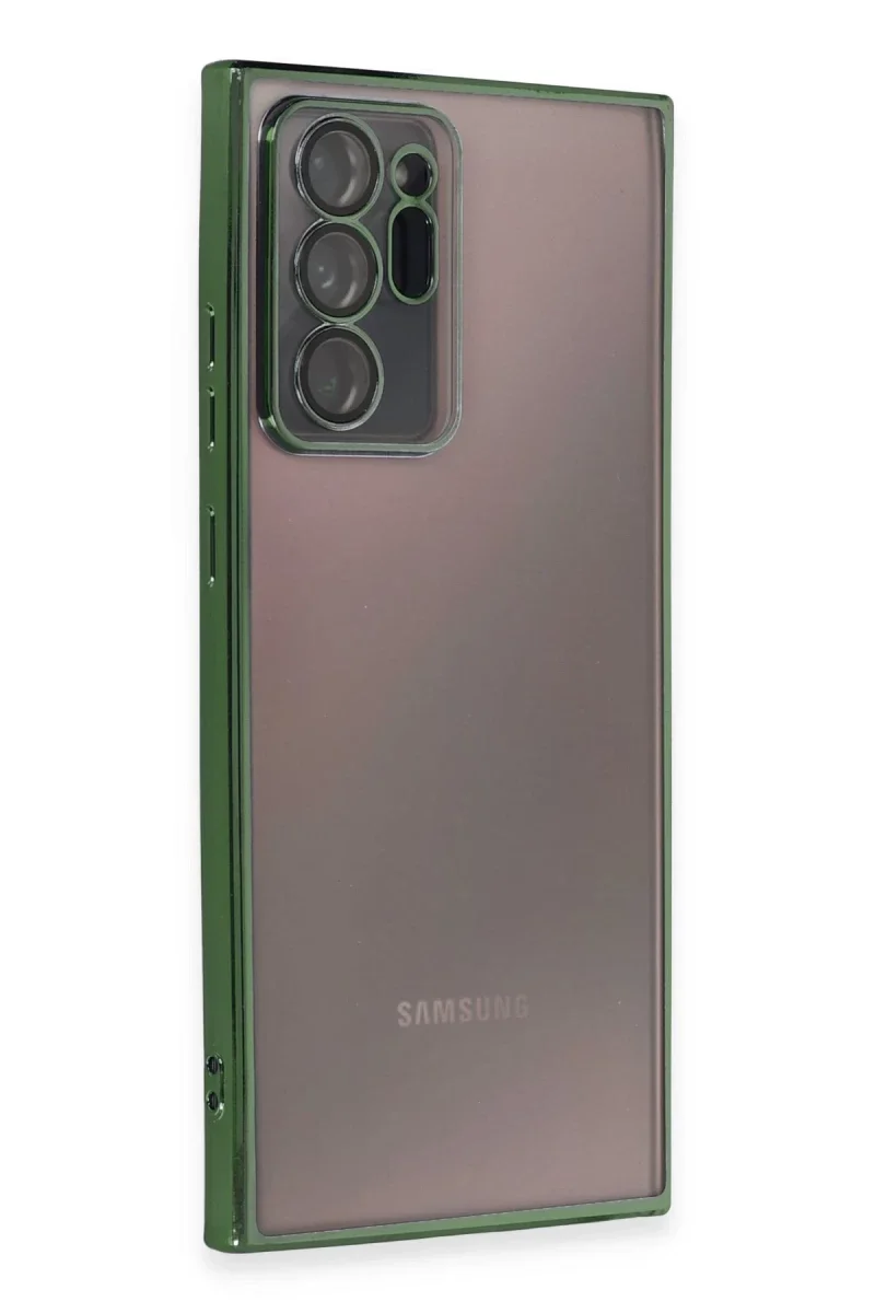 Samsung Galaxy Note 20 Ultra Kılıf Razer Lensli Silikon - Yeşil Samsung Galaxy Note 20 Ultra Kılıf Razer Lensli Silikon - Yeşil