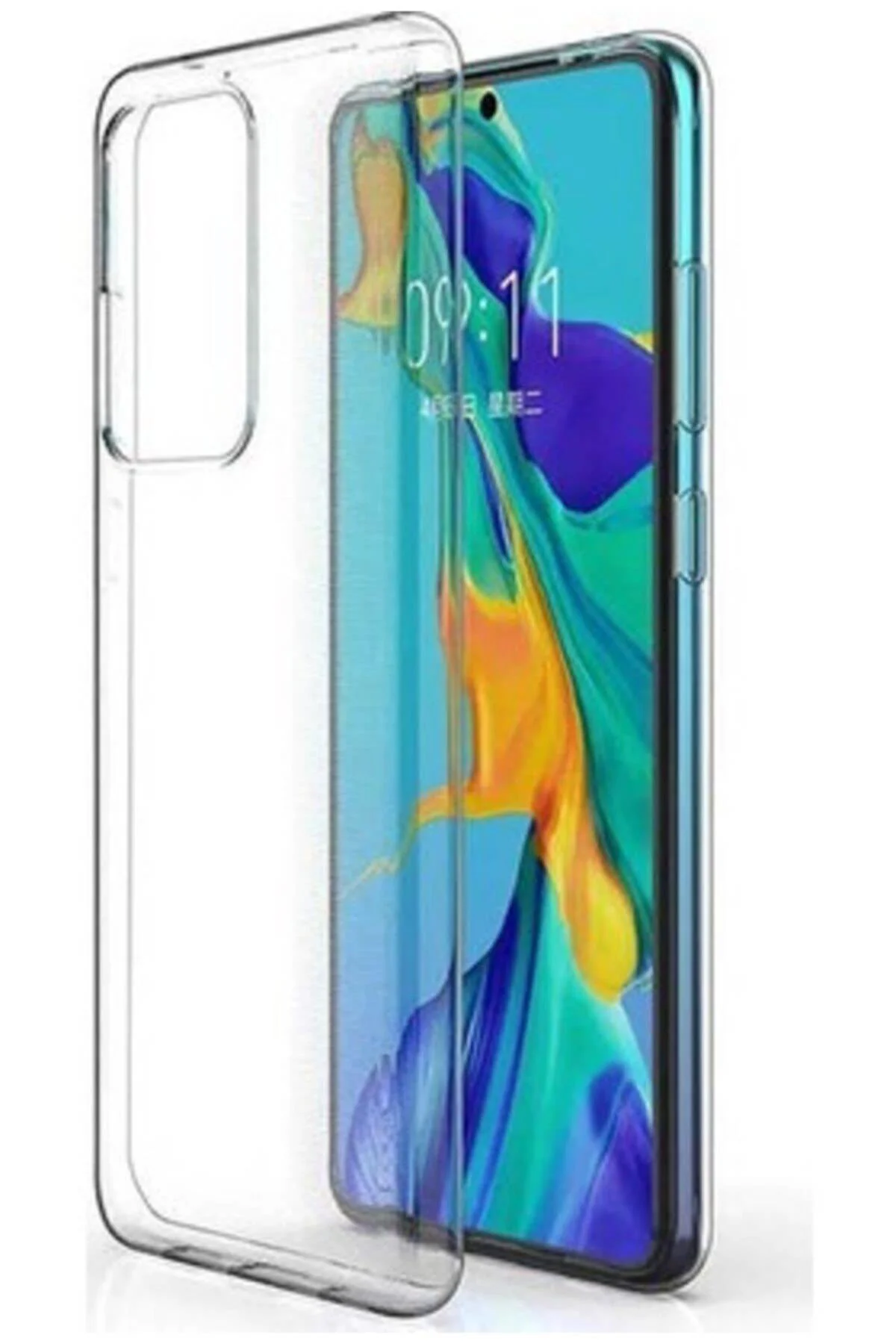 Samsung Galaxy S10 Lite ( A91 ) Premium Silikon Kılıf Şeffaf