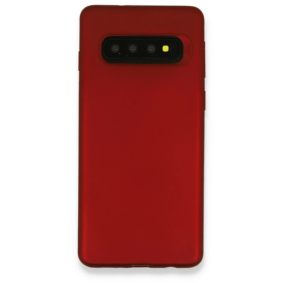 Samsung Galaxy S10 Plus Kılıf First Silikon - Bordo Samsung Galaxy S10 Plus Kılıf First Silikon - Bordo