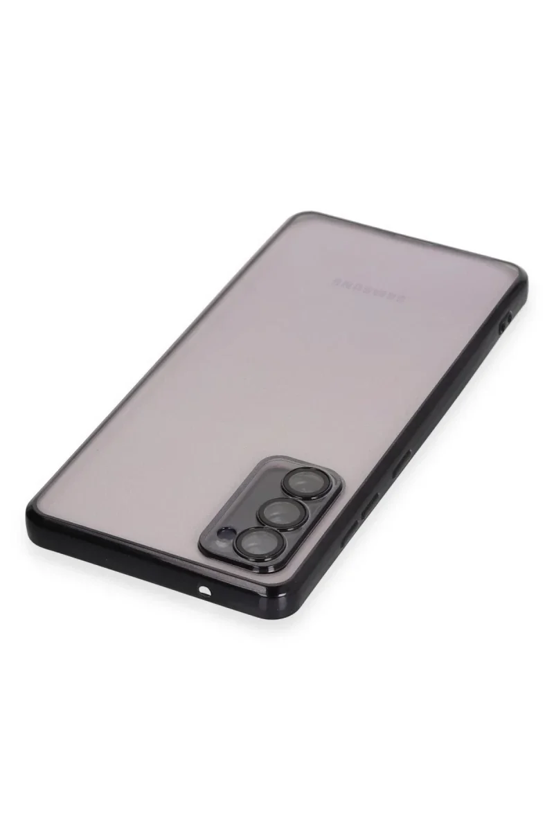 Samsung Galaxy S20 FE Kılıf Razer Lensli Silikon - Siyah