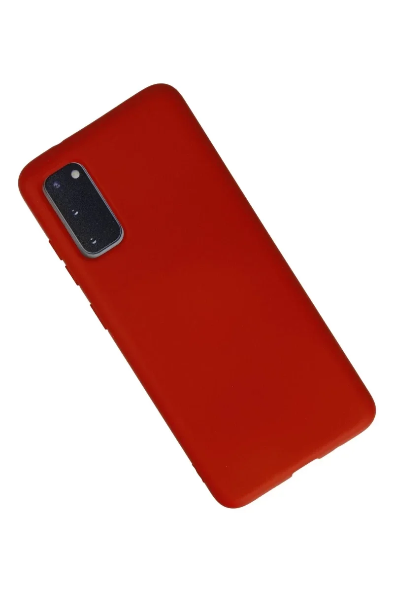 Samsung Galaxy S20 Kılıf Nano içi Kadife Silikon - Kırmızı Fiyatı, Yorumları ve Özellikleri