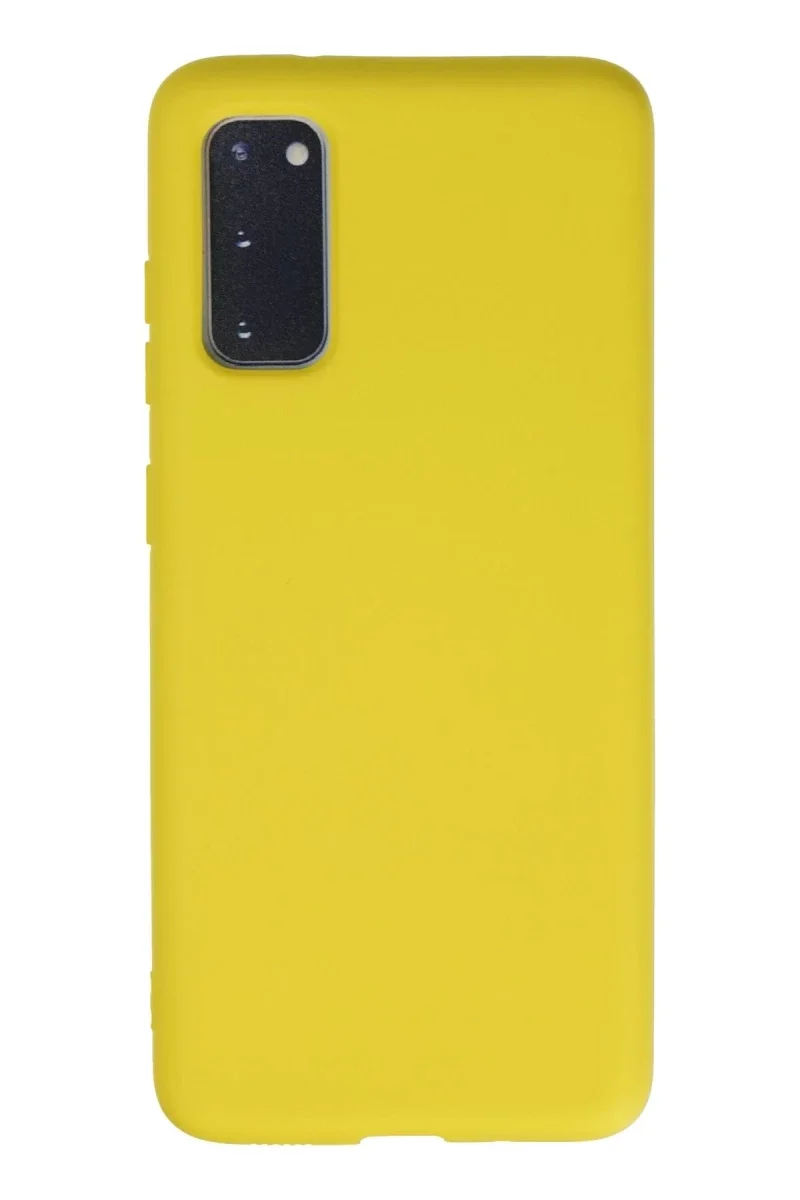 Samsung Galaxy S20 Kılıf Nano içi Kadife Silikon - Sarı Fiyatı, Yorumları ve Özellikleri