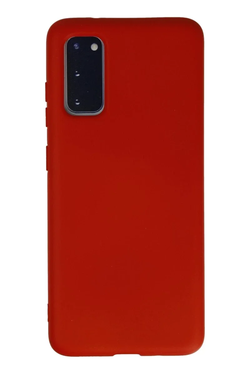 Samsung Galaxy S20 Kılıf Nano içi Kadife Silikon - Kırmızı Fiyatı, Yorumları ve Özellikleri