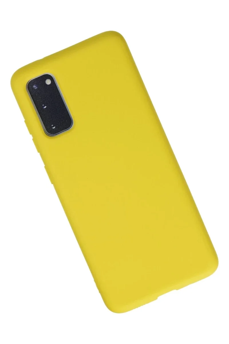 Samsung Galaxy S20 Kılıf Nano içi Kadife Silikon - Sarı Fiyatı, Yorumları ve Özellikleri