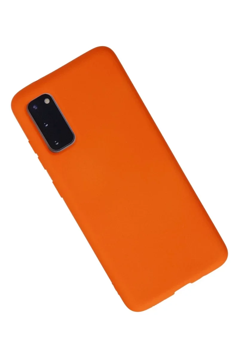 Samsung Galaxy S20 Kılıf Nano içi Kadife Silikon - Turuncu Fiyatı, Yorumları ve Özellikleri