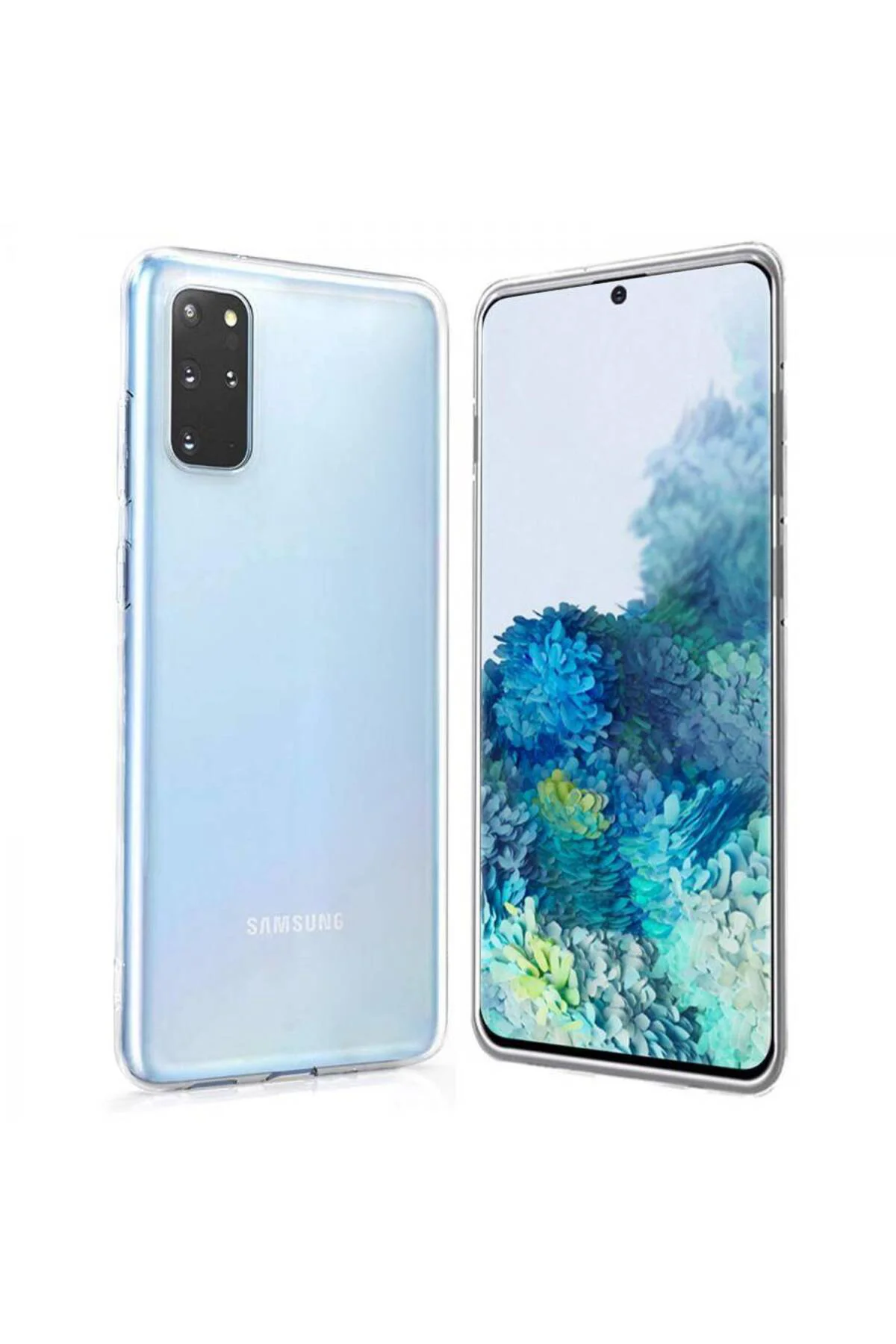 Samsung Galaxy S20 Plus 2.0 MM Korumalı Silikon Kılıf Şeffaf