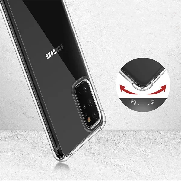 Samsung Galaxy S20 Plus Darbe Emici Silikon Kılıf - Anti Drop Koruma