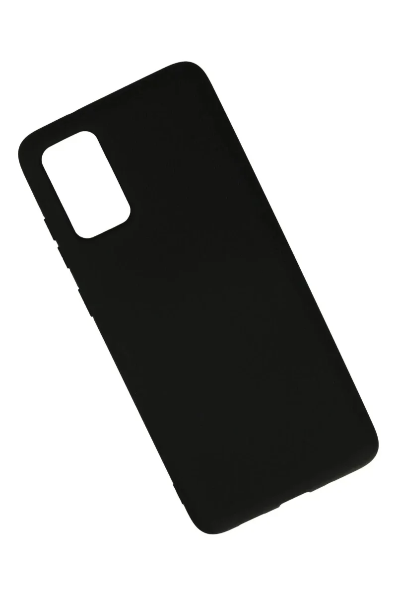 Samsung Galaxy S20 Plus Kılıf Nano içi Kadife Silikon - Siyah