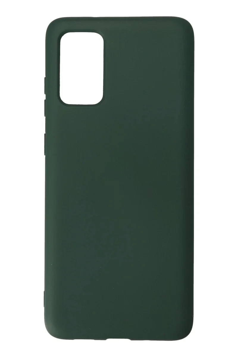 Samsung Galaxy S20 Plus Kılıf Nano içi Kadife Silikon - Koyu Yeşil Samsung Galaxy S20 Plus Kılıf Nano içi Kadife Silikon - Koyu Yeşil