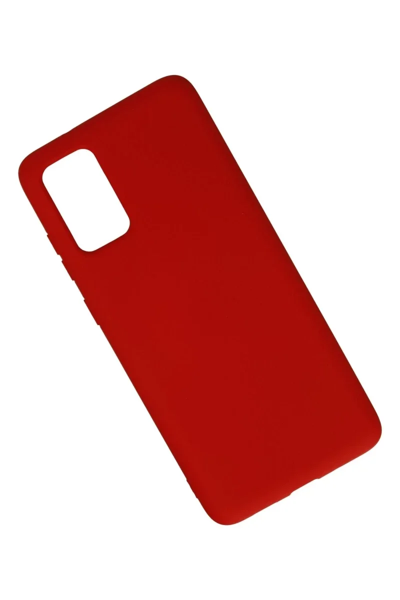 Samsung Galaxy S20 Plus Kılıf Nano içi Kadife Silikon - Kırmızı Samsung Galaxy S20 Plus Kılıf Nano içi Kadife Silikon - Kırmızı
