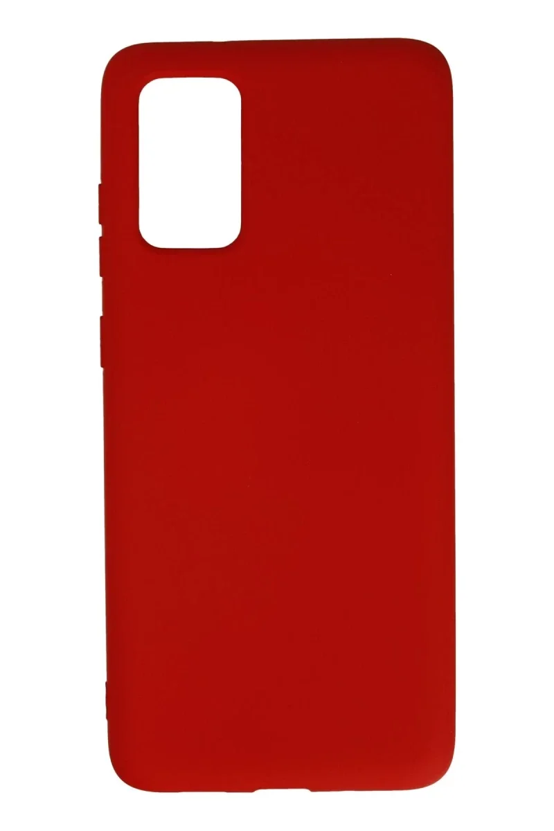 Samsung Galaxy S20 Plus Kılıf Nano içi Kadife Silikon - Kırmızı Samsung Galaxy S20 Plus Kılıf Nano içi Kadife Silikon - Kırmızı