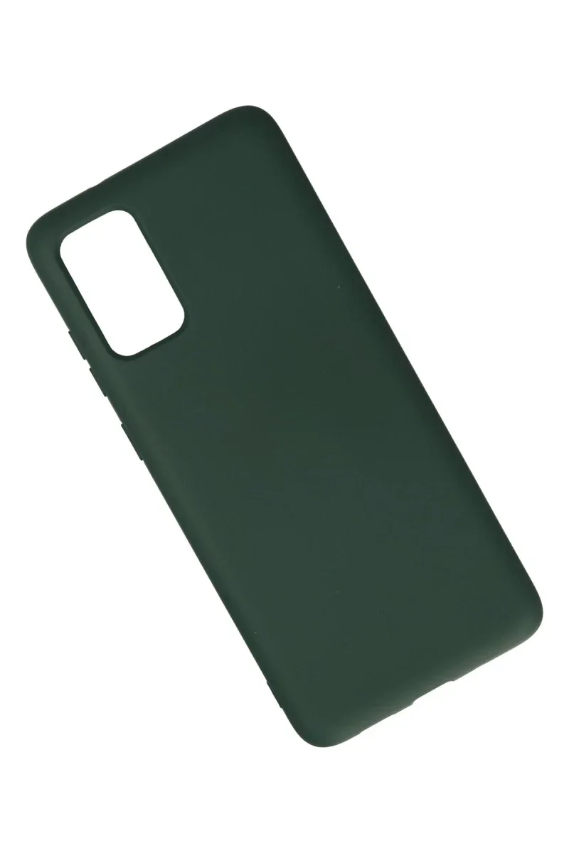 Samsung Galaxy S20 Plus Kılıf Nano içi Kadife Silikon - Koyu Yeşil Samsung Galaxy S20 Plus Kılıf Nano içi Kadife Silikon - Koyu Yeşil