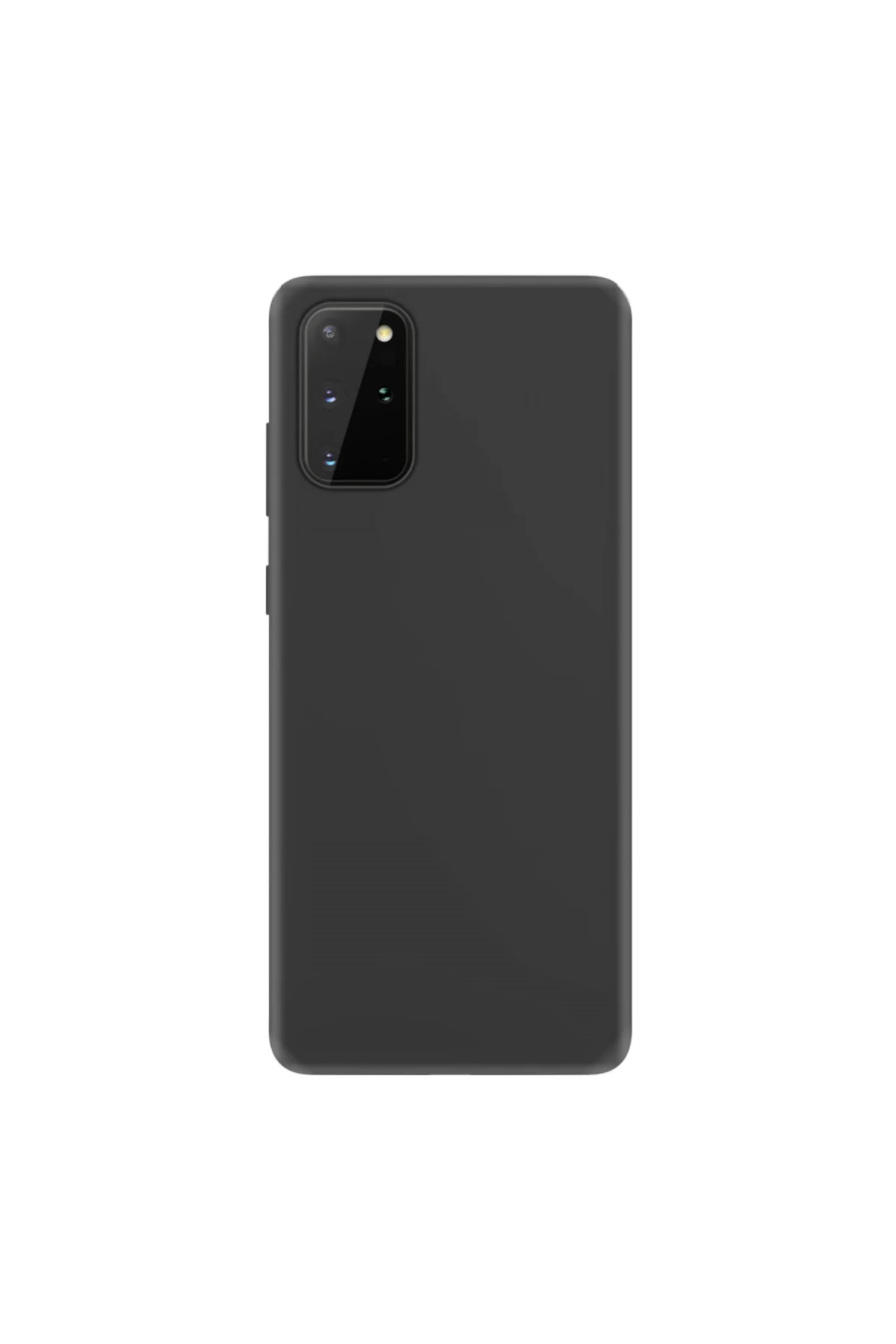 Samsung Galaxy S20 Plus İnce Mat Silikon Kılıf Siyah