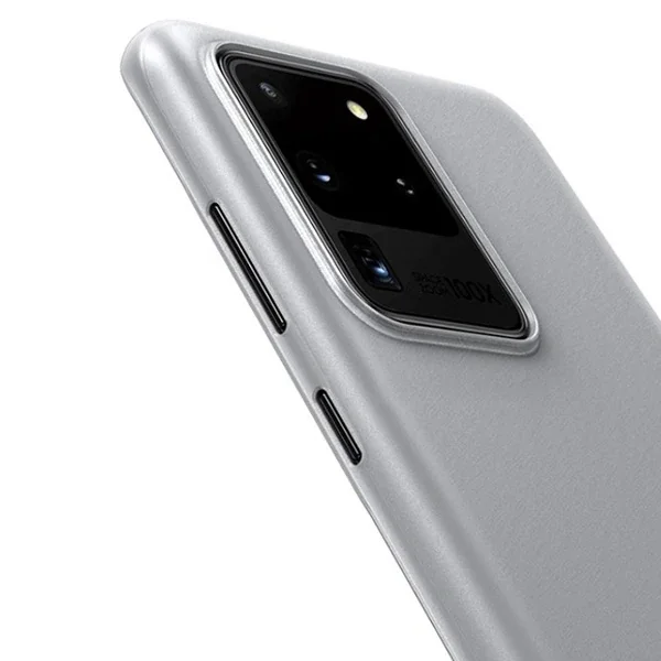 Samsung Galaxy S20 Ultra Mat PP Silikon Kılıf – Çizilmeye Karşı Ultra İnce Koruyucu Arka Kapak