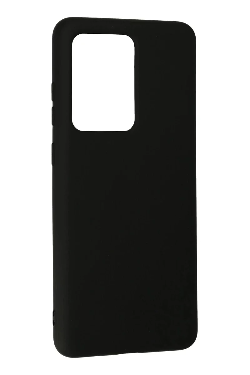 Samsung Galaxy S20 Ultra Kılıf Nano içi Kadife Silikon - Siyah