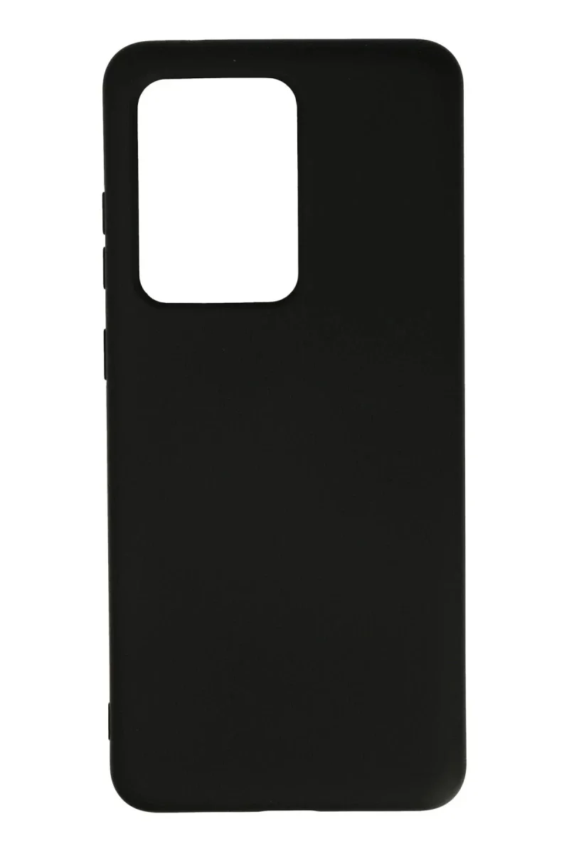 Samsung Galaxy S20 Ultra Kılıf Nano içi Kadife Silikon - Siyah