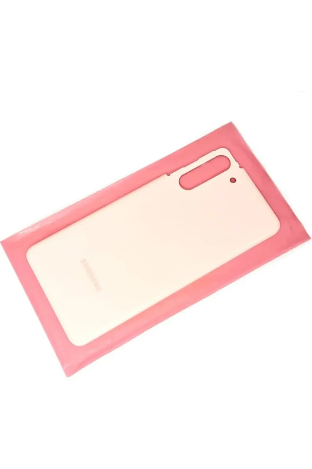 Samsung Galaxy S21 Arka Pil Batarya Kapağı (CAM) Pembe