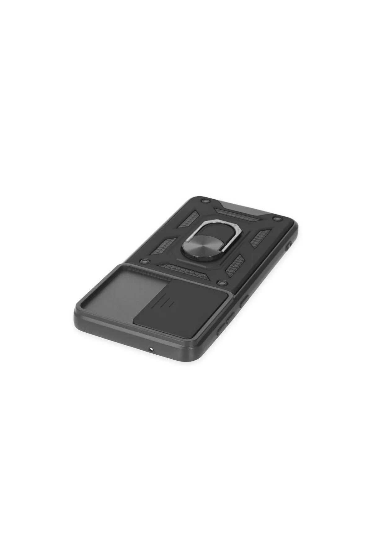 Samsung Galaxy S21 Fe Kılıf Pars Lens Yüzüklü Silikon - Siyah Samsung Galaxy S21 Fe Kılıf Pars Lens Yüzüklü Silikon - Siyah