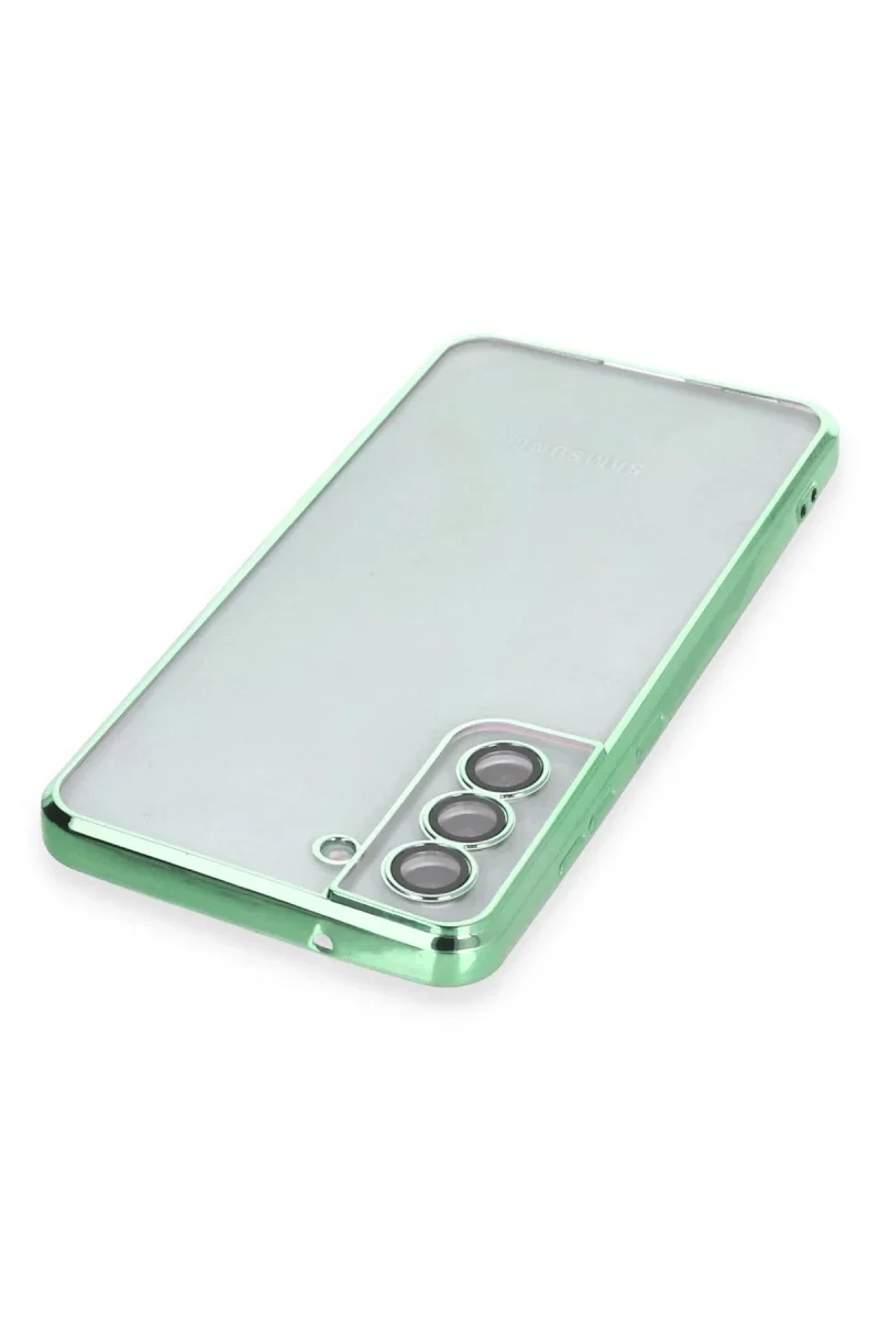 Samsung Galaxy S21 FE Kılıf Razer Lensli Silikon - Yeşil Samsung Galaxy S21 FE Kılıf Razer Lensli Silikon - Yeşil