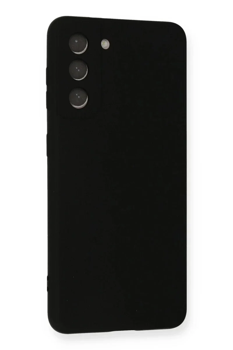 Samsung Galaxy S21 FE Kılıf Nano içi Kadife Silikon - Siyah Samsung Galaxy S21 FE Kılıf Nano içi Kadife Silikon - Siyah