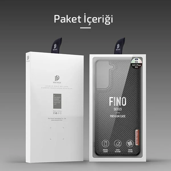 Samsung Galaxy S21 Plus Kılıf Fino Serisi – Darbeye Dayanıklı İnce Şeffaf TPU Arka Koruyucu Kılıf