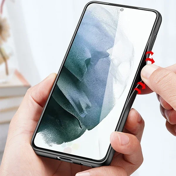 Samsung Galaxy S21 Plus Kılıf Fino Serisi – Darbeye Dayanıklı İnce Şeffaf TPU Arka Koruyucu Kılıf