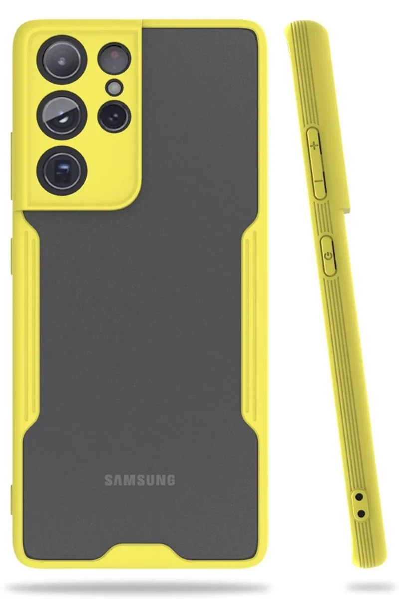 Samsung Galaxy S21 Ultra Kılıf Platin Silikon - Sarı Fiyatı, Yorumları ve Özellikleri
