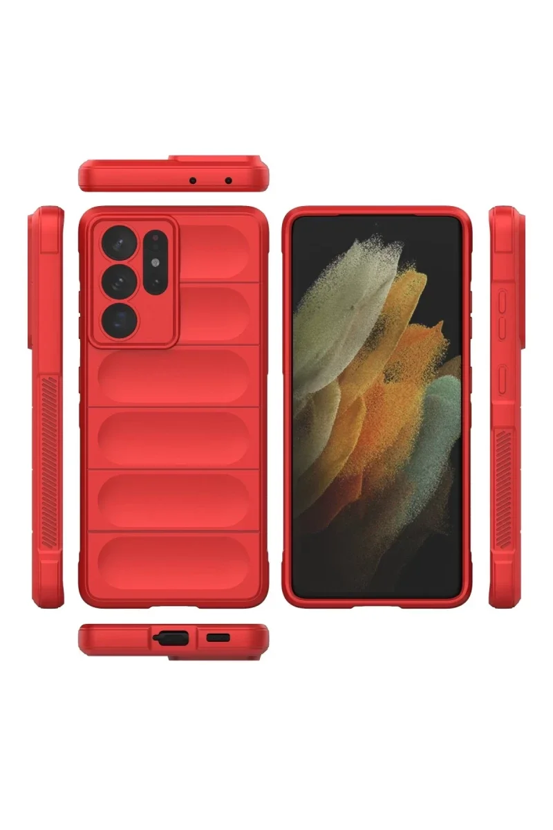 Samsung Galaxy S21 Ultra Kılıf Optimum Silikon - Kırmızı Fiyatı, Yorumları ve Özellikleri