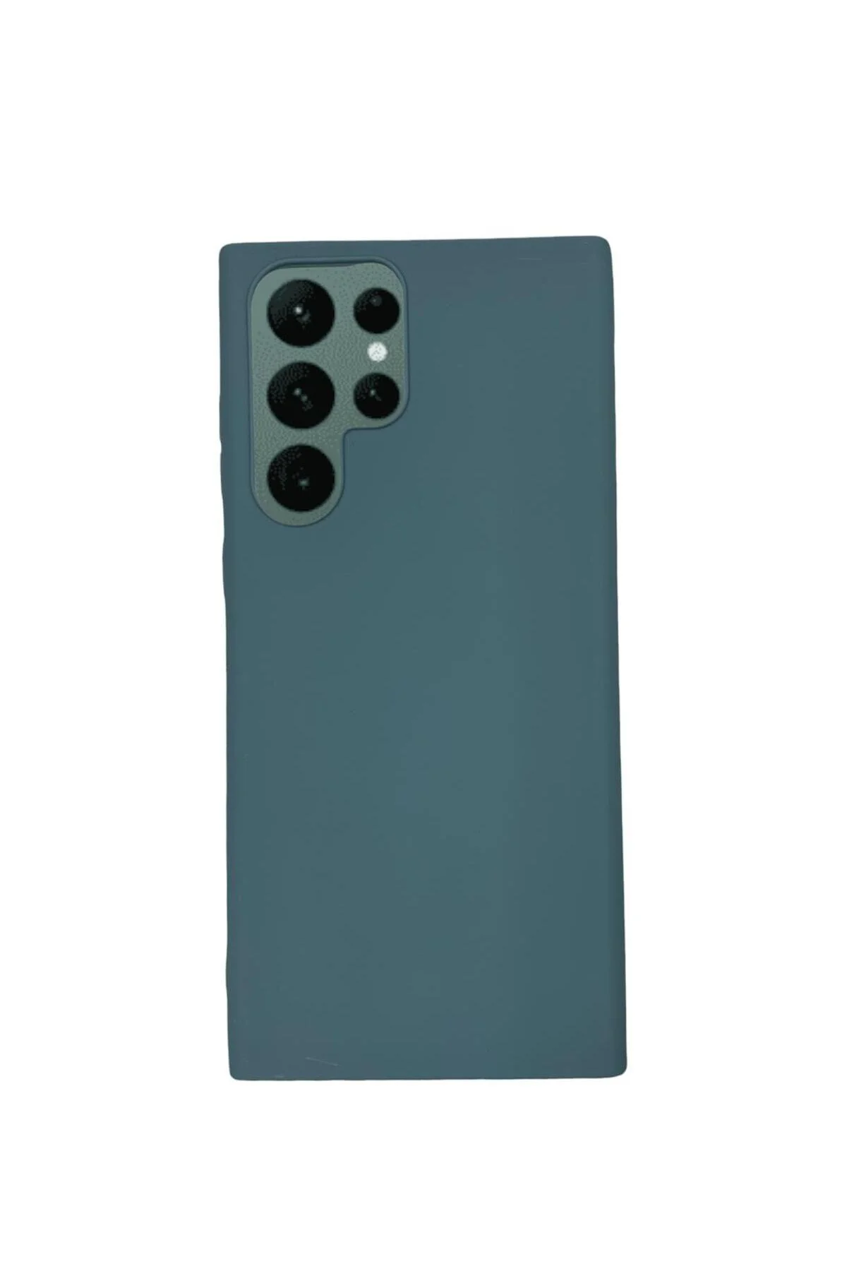 Samsung Galaxy S22 Ultra Ince Mat Silikon Kılıf Mavi