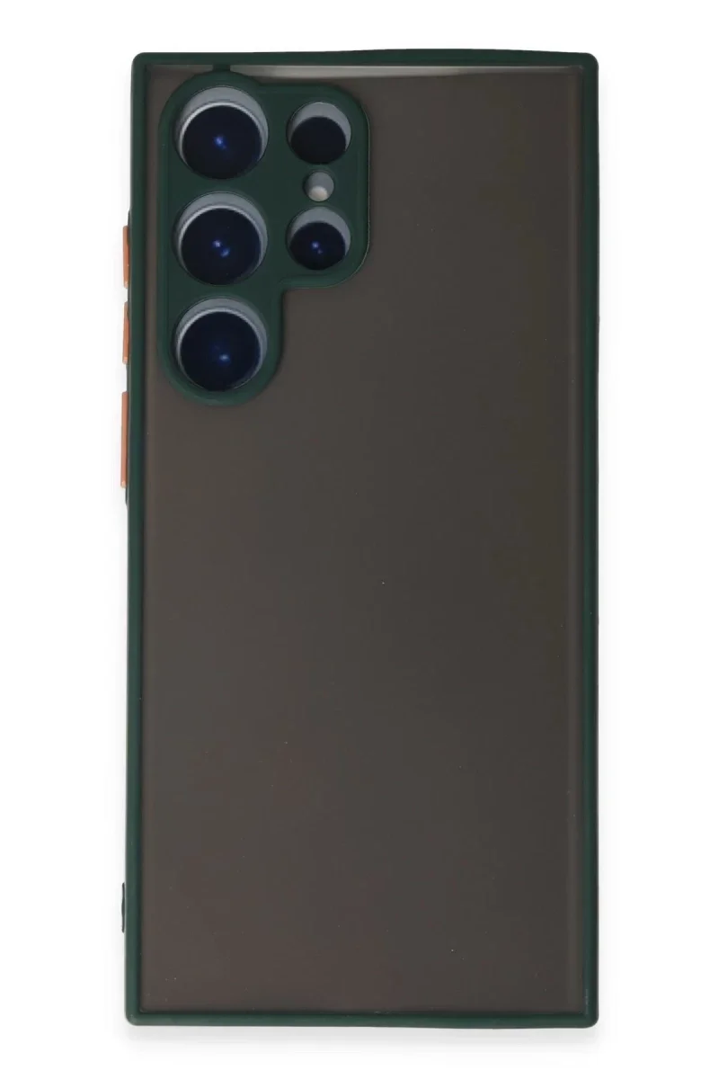 Samsung Galaxy S22 Ultra Kılıf Montreal Silikon Kapak - Yeşil Samsung Galaxy S22 Ultra Kılıf Montreal Silikon Kapak - Yeşil
