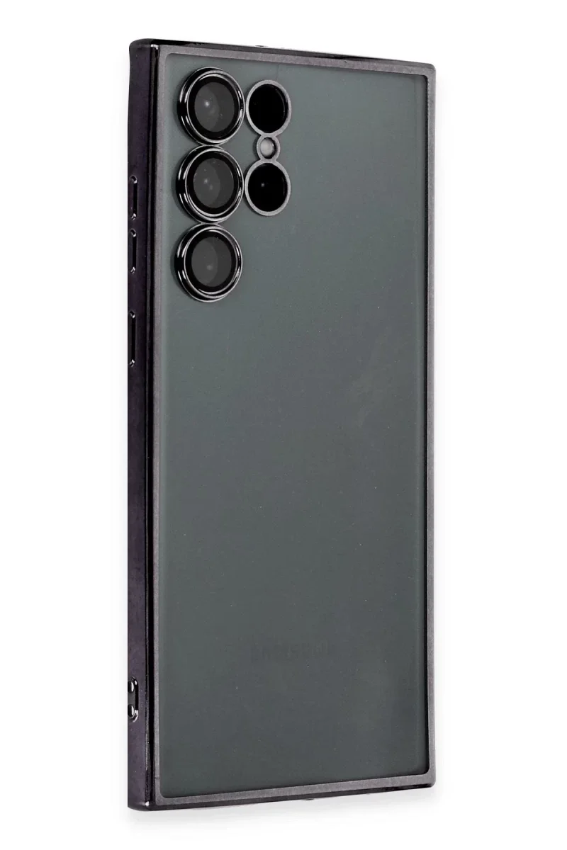 Samsung Galaxy S22 Ultra Kılıf Razer Lensli Silikon - Siyah Samsung Galaxy S22 Ultra Kılıf Razer Lensli Silikon - Siyah